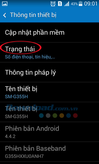 Cách kiểm tra số IMEI trên điện thoại Android