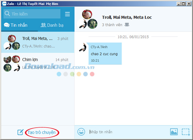 Zalo mới nhất trên máy tính bổ sung tính năng gì?