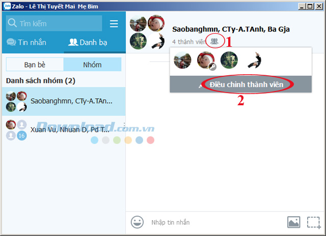 Zalo mới nhất trên máy tính bổ sung tính năng gì?