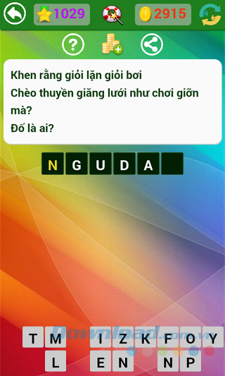 Đáp án đố vui dân gian câu 1029