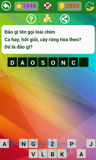 Đáp án đố vui dân gian câu 1048 Đáp án trò chơi Đố vui dân gian - Phần 29