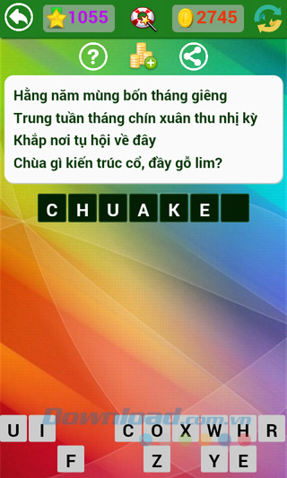 Đáp án đố vui dân gian câu 1055