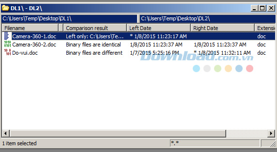 So sánh 2 thư mục