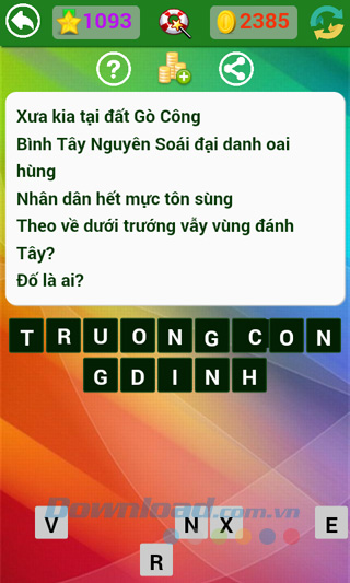 Đáp án trò chơi Đố vui dân gian - Phần 30