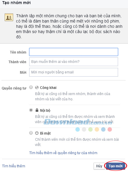 Làm thế nào để tạo nhóm trên Facebook?