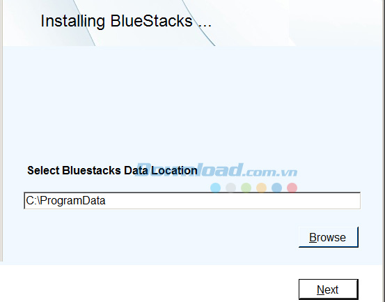 Chọn đường dẫn tải file