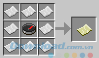 Cách chế tạo dụng cụ trong game Minecraft