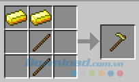 Cách chế tạo dụng cụ trong game Minecraft