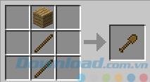 Cách chế tạo dụng cụ trong game Minecraft
