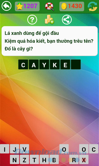 Đáp án đố vui dân gian câu 1207 Đáp án trò chơi Đố vui dân gian - Phần 33