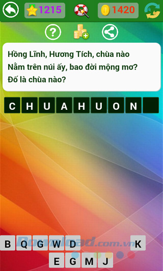 Đáp án đố vui dân gian câu 1215