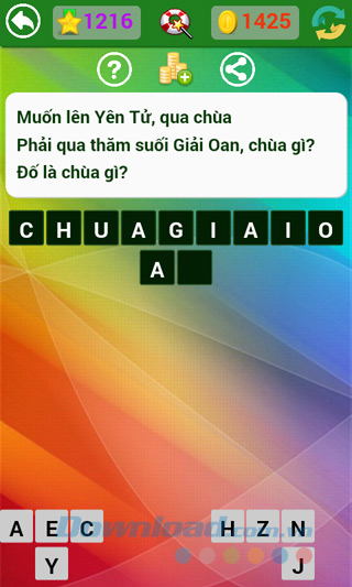 Đáp án đố vui dân gian câu 1216 Đáp án trò chơi Đố vui dân gian - Phần 33