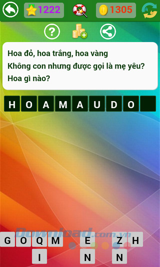 Đáp án đố vui dân gian câu 1222 Đáp án trò chơi Đố vui dân gian - Phần 33