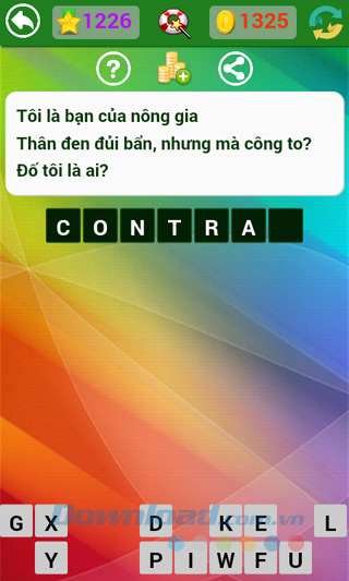 Đáp án đố vui dân gian câu 1226