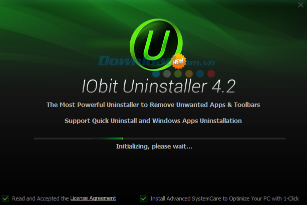 Bắt đầu quá trình cài đặt