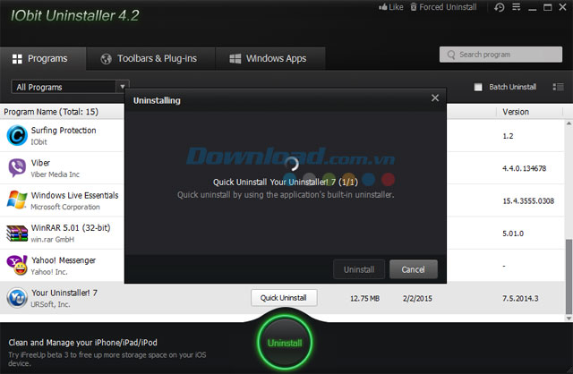 Chế độ quét mạnh mẽ