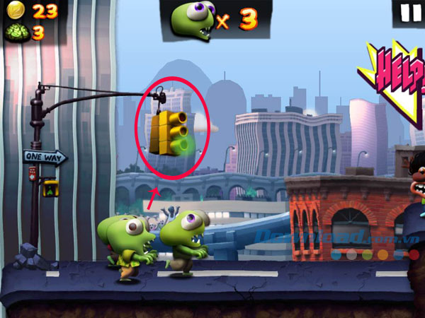 Nhiệm vụ bật đèn xanh Hướng dẫn hoàn thành nhiệm vụ trong Zombie Tsunami