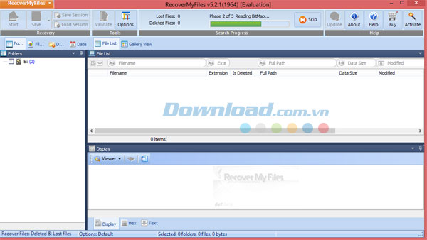 Quá trình tìm kiếm đang diễn ra