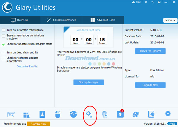 Truy cập trình quản lý process