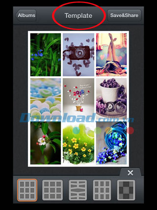 Chọn bố cục ảnh