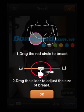 Chỉnh sửa ngực