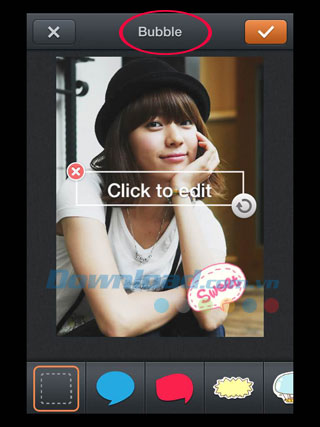 Thêm bong bóng chat