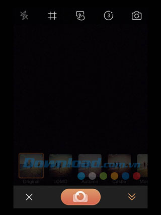 Chụp ảnh kèm bộ lọc