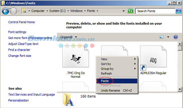 Cài đặt font chữ Cách viết chữ ông đồ, chữ thư pháp chúc mừng năm mới