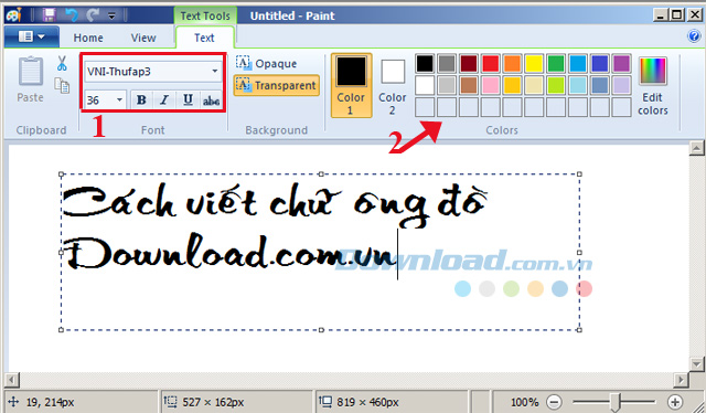 Chỉnh sửa font chữ Cách viết chữ ông đồ, chữ thư pháp chúc mừng năm mới