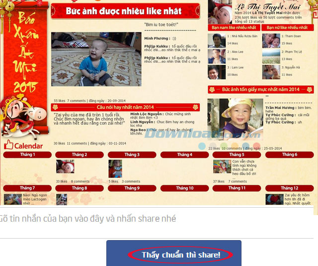 Nhấn vào Làm báo của bạn nào Cách tạo báo tết xuân Ất Mùi 2015 trên Facebook