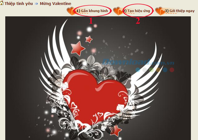 Thêm khung và hiệu ứng