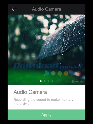 Chụp ảnh kèm âm thanh