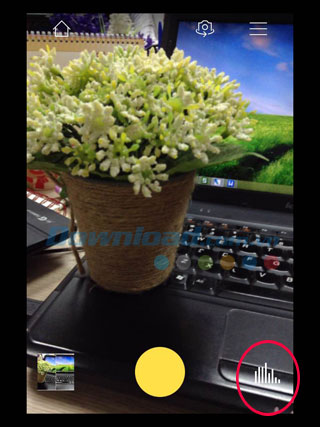 màn hình chụp ảnh