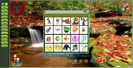 Chèn nhân vật hoạt hình