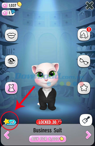 mua hàng trong my talking angela