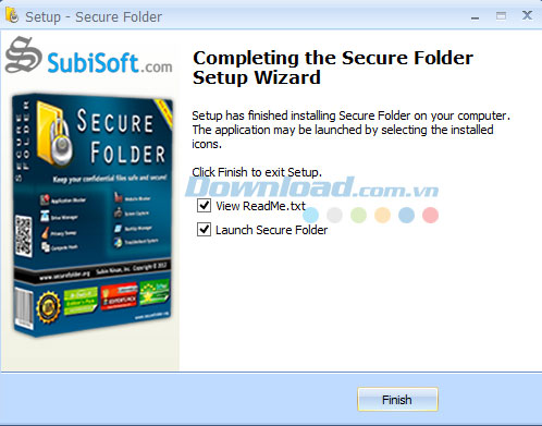 Kết thúc tiến trình cài đặt