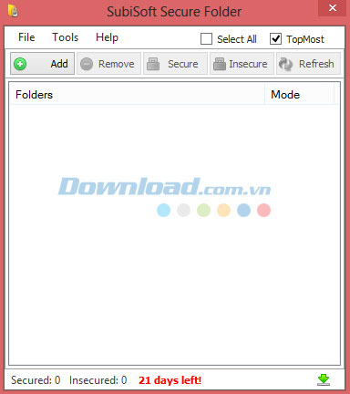 Cửa sổ nhập thư mục