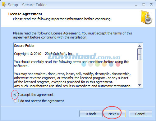 Điều khoản sử dụng chương trình