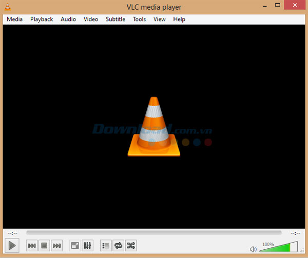 Giao diện chương trình VLC