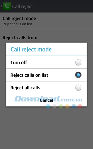 Hướng dẫn chặn cuộc gọi trên điện thoại Android