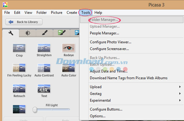 Kiểm soát thư mục hiển thị
