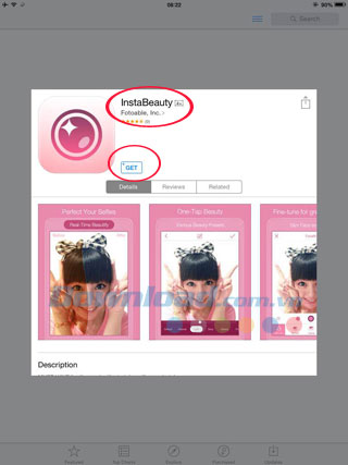 Cài đặt InstaBeauty