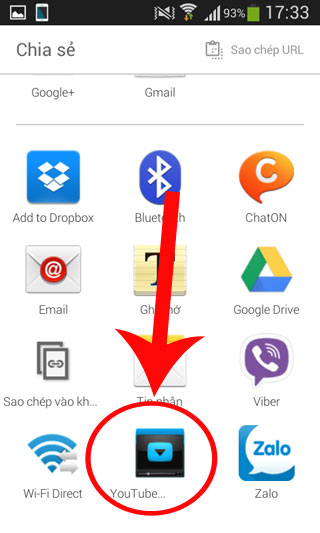 download video youtube về điện thoại