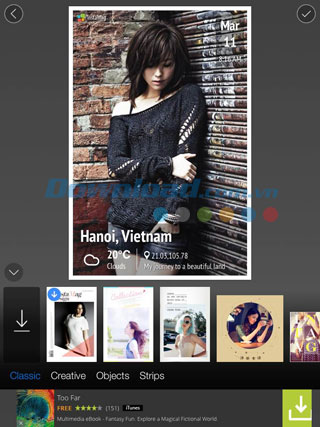 Ghép một ảnh Thủ thuật sử dụng InstaMag