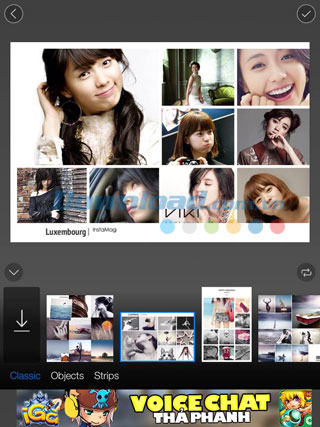 Ghép tối đa 9 ảnh