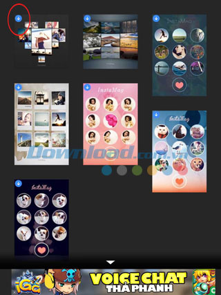 Tải thêm template