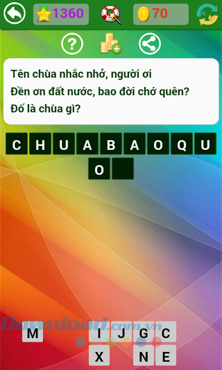 Đáp án trò chơi Đố vui dân gian - Phần 36