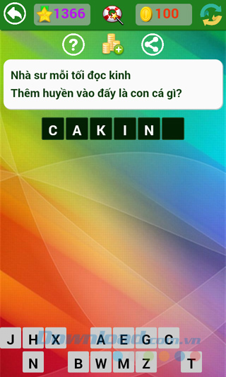 Đáp án trò chơi Đố vui dân gian - Phần 36