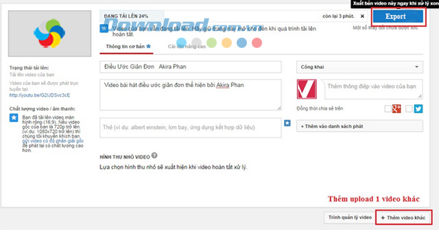 quá trình upload Cách upload video lên Youtube nhanh và hiệu quả nhất