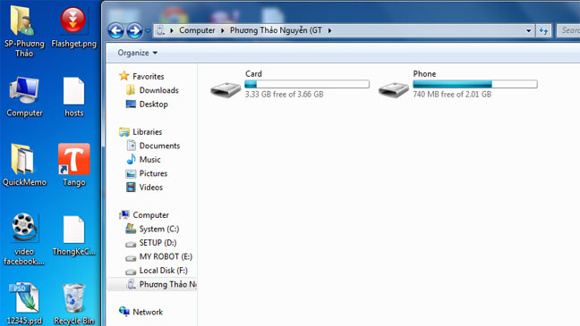 Copy nhạc vào điện thoại
